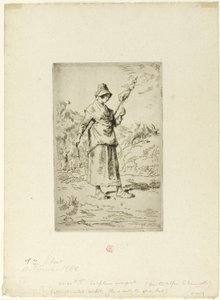 The Spinner by Jean Francois Millet