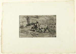 The Two Cows by Jean Francois Millet