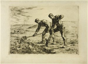 Two Men Digging