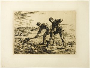 Two Men Digging