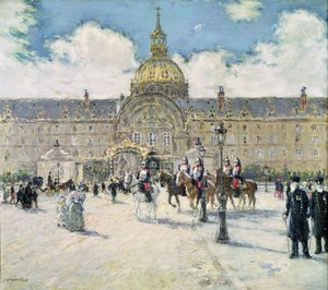 The Hotel des Invalides by Jean Francois Raffaelli