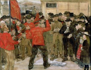 The Salvation Army by Jean Francois Raffaelli