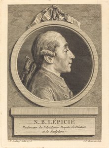 N.B. Lepicie by Jean Francois Rousseau after Charles Nicolas Cochin II