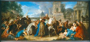 The Triumph of Mordecai by Jean François de Troy