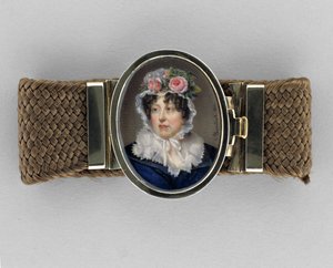 Bracelet with Portrait of Lady Susan Murray by Jean François Gérard Fontallard