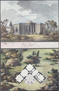 Pavilion in the English Garden by Jean François Thomas de Thomon