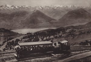 At Station Rigi Kulm by Jean Gaberell