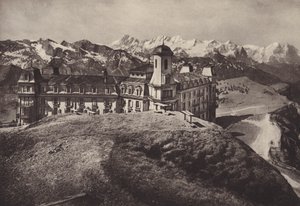 Hotel Rigi Kulm, View of Bernese Alps by Jean Gaberell