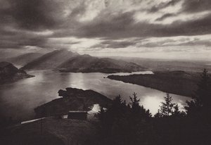Rigi Kaltbad, Evening Mood with View from Kanzeli by Jean Gaberell