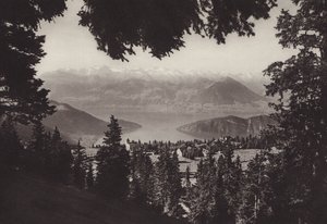 Rigi Kaltbad, View of Lake Lucerne by Jean Gaberell