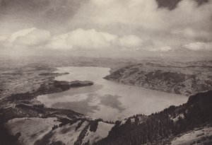 Rigi Kulm, View of Lake Zug by Jean Gaberell