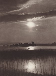 Switzerland: The Lake of Zurich, Evening by Jean Gaberell