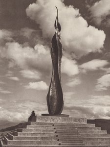 Switzerland: War memorial on the Forch, near Zurich