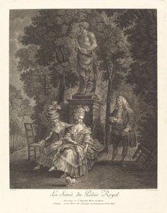 The Evening at the Royal Palace by Jean Gabriel Caquet after François André Vincent