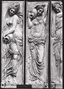 Reliefs from the Fountain of the Innocents (detail) by Jean Goujon