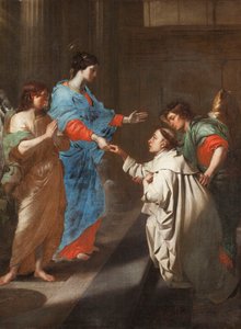 The Mystical Engagement of the Blessed Hermann Joseph to the Virgin Mary by Jean Guillaume Carlier