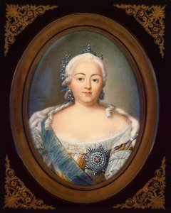 Portrait of Empress Elisabeth Petrovna by Jean Henri Benner