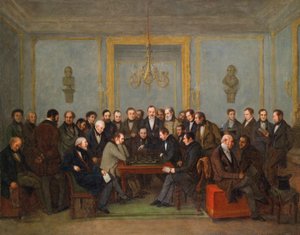 Epic Chess Match Between Pierre Saint Amant and Howard Staunton in 1843 by Jean Henri Marlet