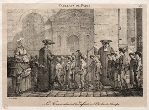 Scenes of Paris: The Brothers Conducting the Children to St. Nicholas of the Fields