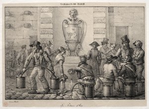 Scenes of Paris: The Water Carriers by Jean Henri Marlet