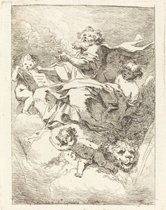 Saint Mark by Jean Honoré Fragonard after Giovanni Lanfranco