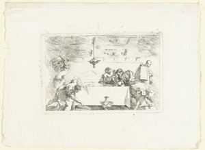 Disciples at Emmaus by Jean Honore Fragonard