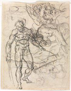Figure Studies (verso) by Jean Honore Fragonard