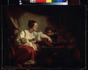 The Poor Family by Jean Honore Fragonard