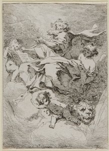 Saint Mark by Jean Honore Fragonard