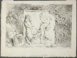 Satyrs Family, from Bacchanales, or Satyrs