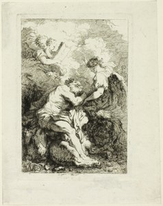 St. Jerome by Jean Honore Fragonard