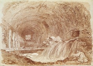 Stables of Maecenas at Tivoli by Jean Honore Fragonard
