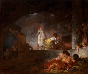 The Laundresses by Jean Honore Fragonard