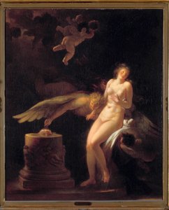 The Sacrifice of the Rose by Jean Honore Fragonard