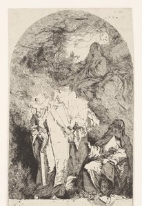 Glorification of Mary by Jean Honore Fragonard