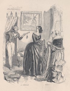 New Actaeon, I surprised Diana, not in her bath but with a dealer in the bathroom. from th... by Jean Ignace Isidore Gérard