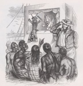 The Black and the Puppets from The Complete Works of Béranger by Jean Ignace Isidore Gérard