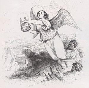 The Exiled Angel from The Complete Works of Béranger by Jean Ignace Isidore Gérard