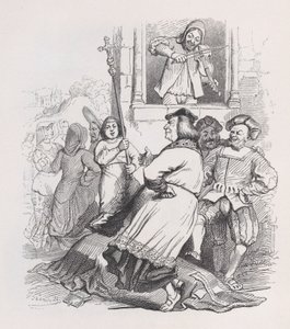 The Fiddler of Meudon from The Complete Works of Béranger, 1836