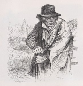 The Old Vagabond from The Complete Works of Béranger by Jean Ignace Isidore Gérard