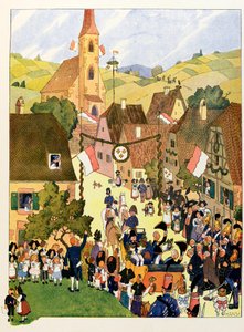 The Story of Alsace Tells the Children: King Charles X has Mulhouse by Jean Jacques (1873 1951) Waltz