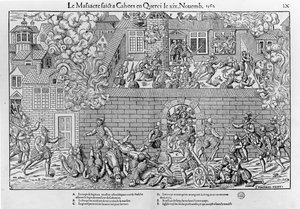 The Massacre of Cahors by Jean Jacques (after) Perrissin