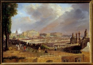 Proclamation of the Republic on the Portico of the Chamber of Deputies on May 4 by Jean Jacques Champin