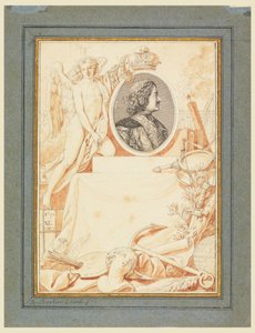 Frontispiece for a History of Peter the Great, ca. 1780