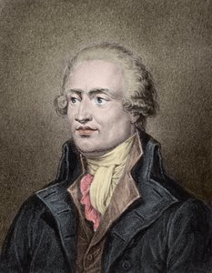 Portrait of Marie Jean Antoine Nicolas de Caritat, Marquis de Condorcet (1743-1794) - Engraved by Jean Jacques Frilley