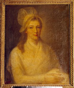 Portrait of Marie Anne Charlotte Corday by Jean Jacques Hauer