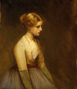 Study of a Fair-Haired Beauty