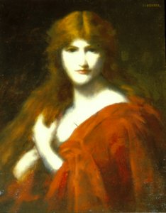 The Redhead by Jean Jacques Henner