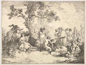 Sacrifice to Pan by Jean Jacques Lagrenee