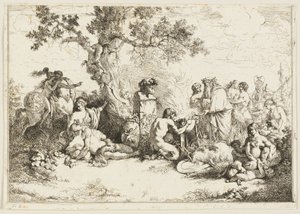 Sacrifice to the God Pan by Jean Jacques Lagrenee